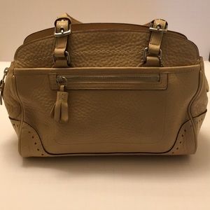 Coach leather handbag with dust bag